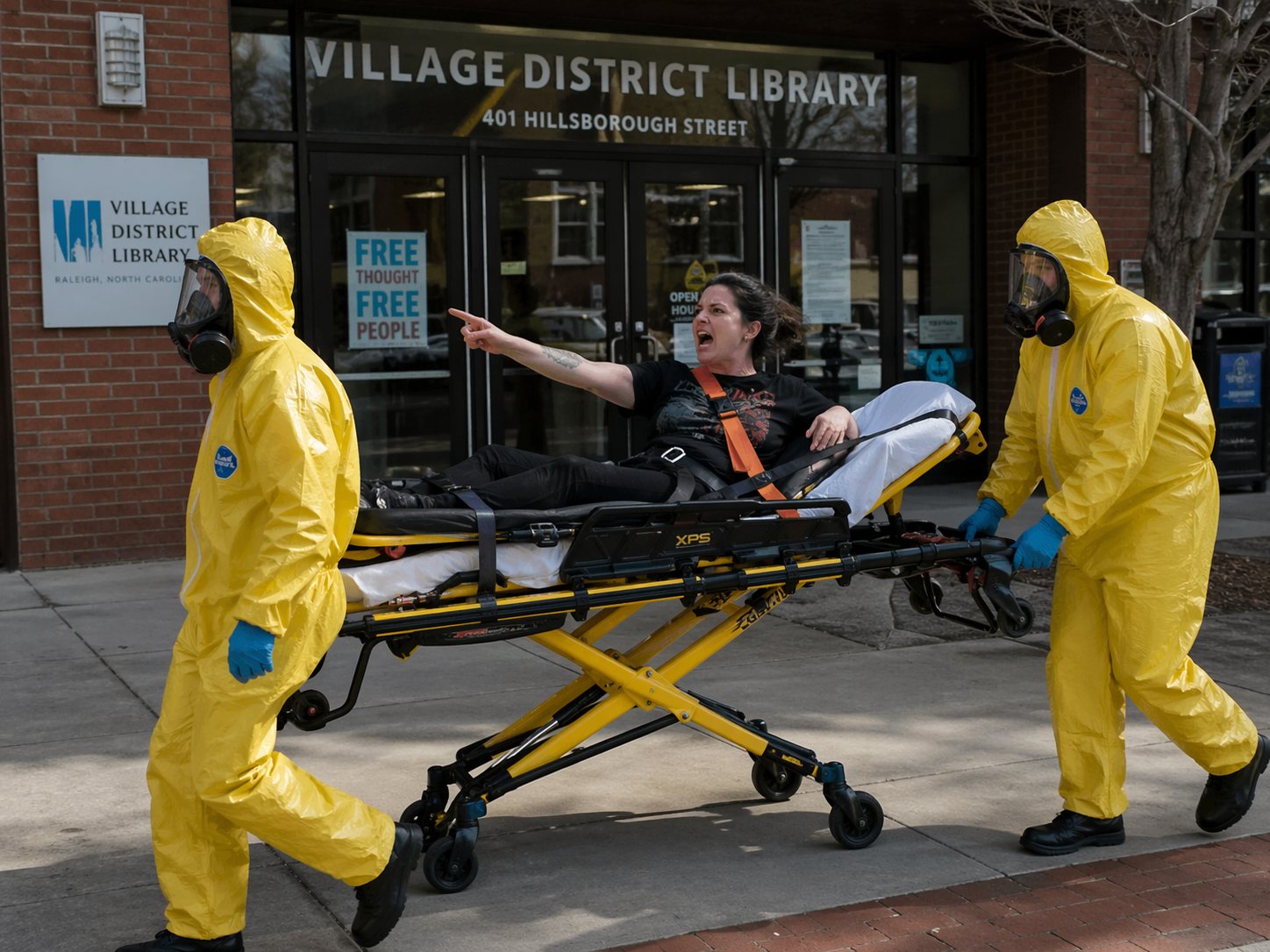 Typo Quarantines Local Library